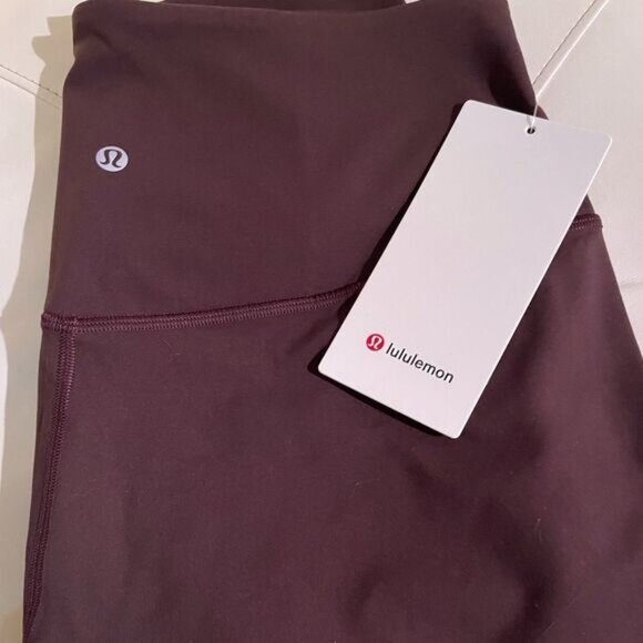 LULULEMON align classic fit 3” high rise espresso BROWN size 4 6 8 NWT Perfect - Picture 2 of 8
